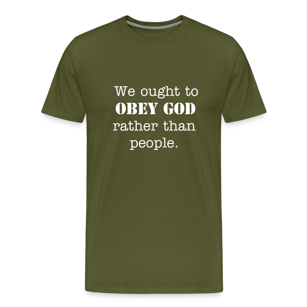 Men's We Ought to - olive green