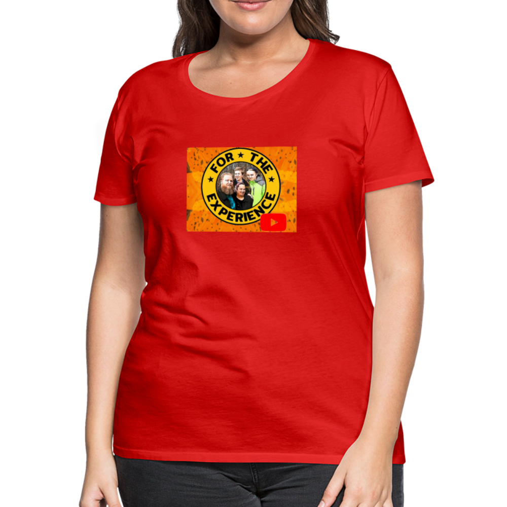Women’s For The Experience Shirt - red