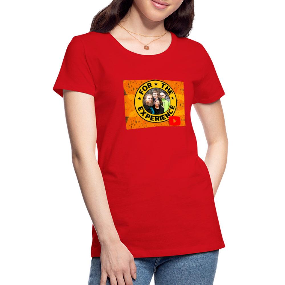 Women’s For The Experience Shirt - red