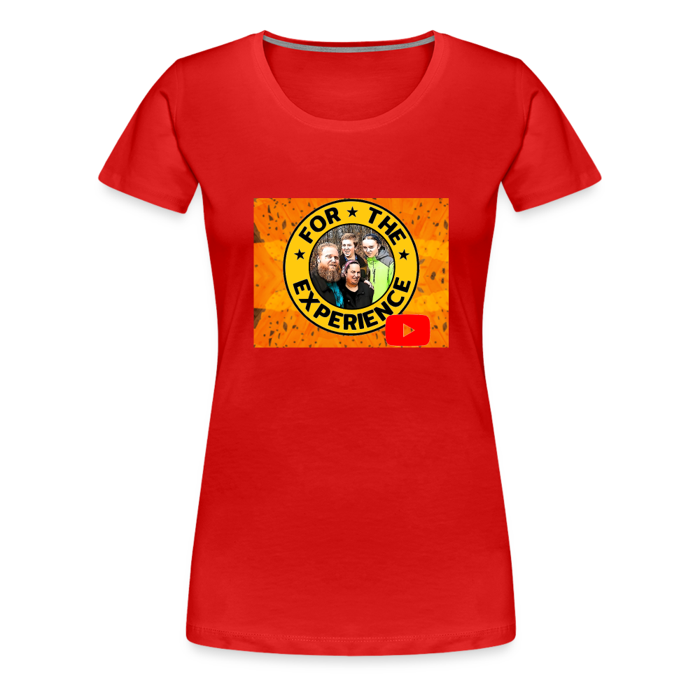 Women’s For The Experience Shirt - red