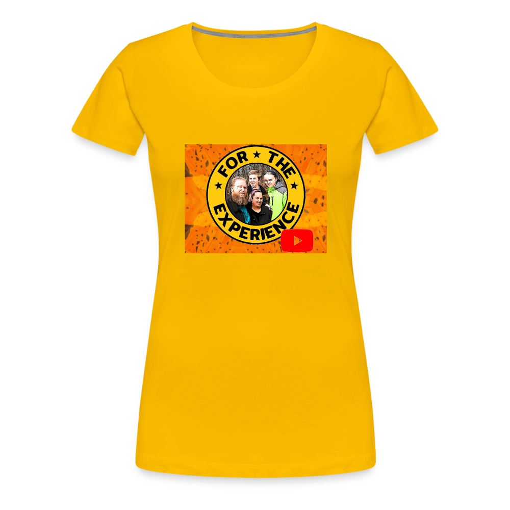 Women’s For The Experience Shirt - sun yellow