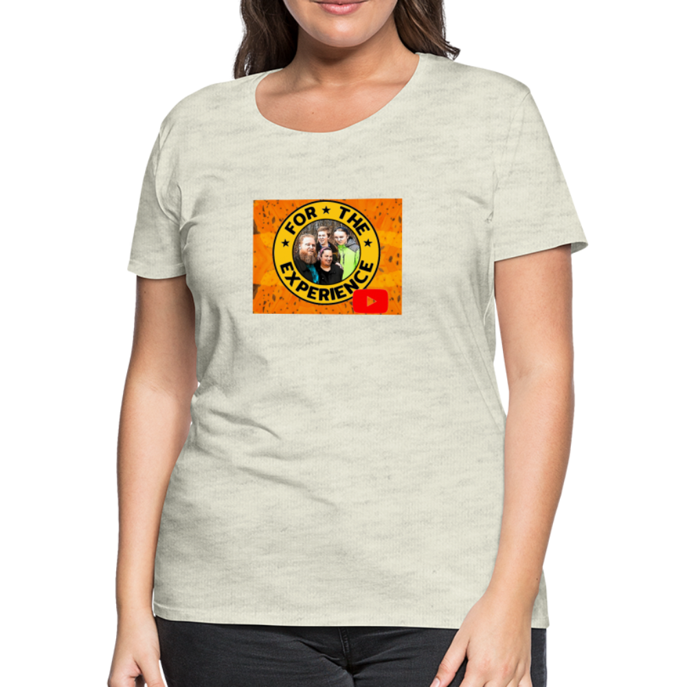 Women’s For The Experience Shirt - heather oatmeal