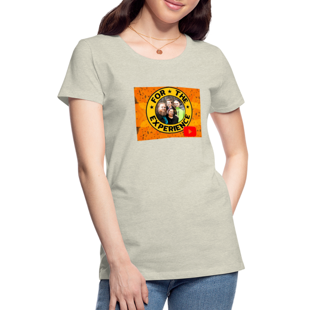Women’s For The Experience Shirt - heather oatmeal