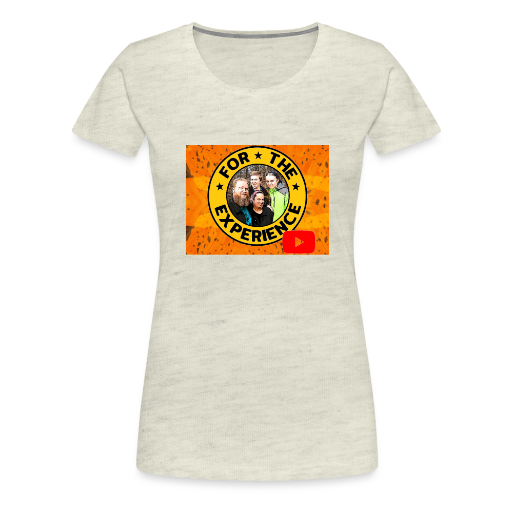 Women’s For The Experience Shirt - heather oatmeal