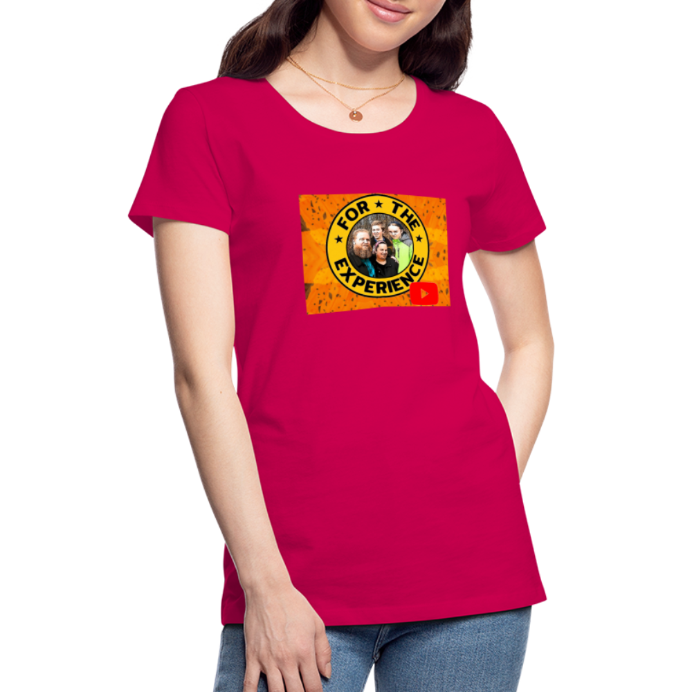 Women’s For The Experience Shirt - dark pink