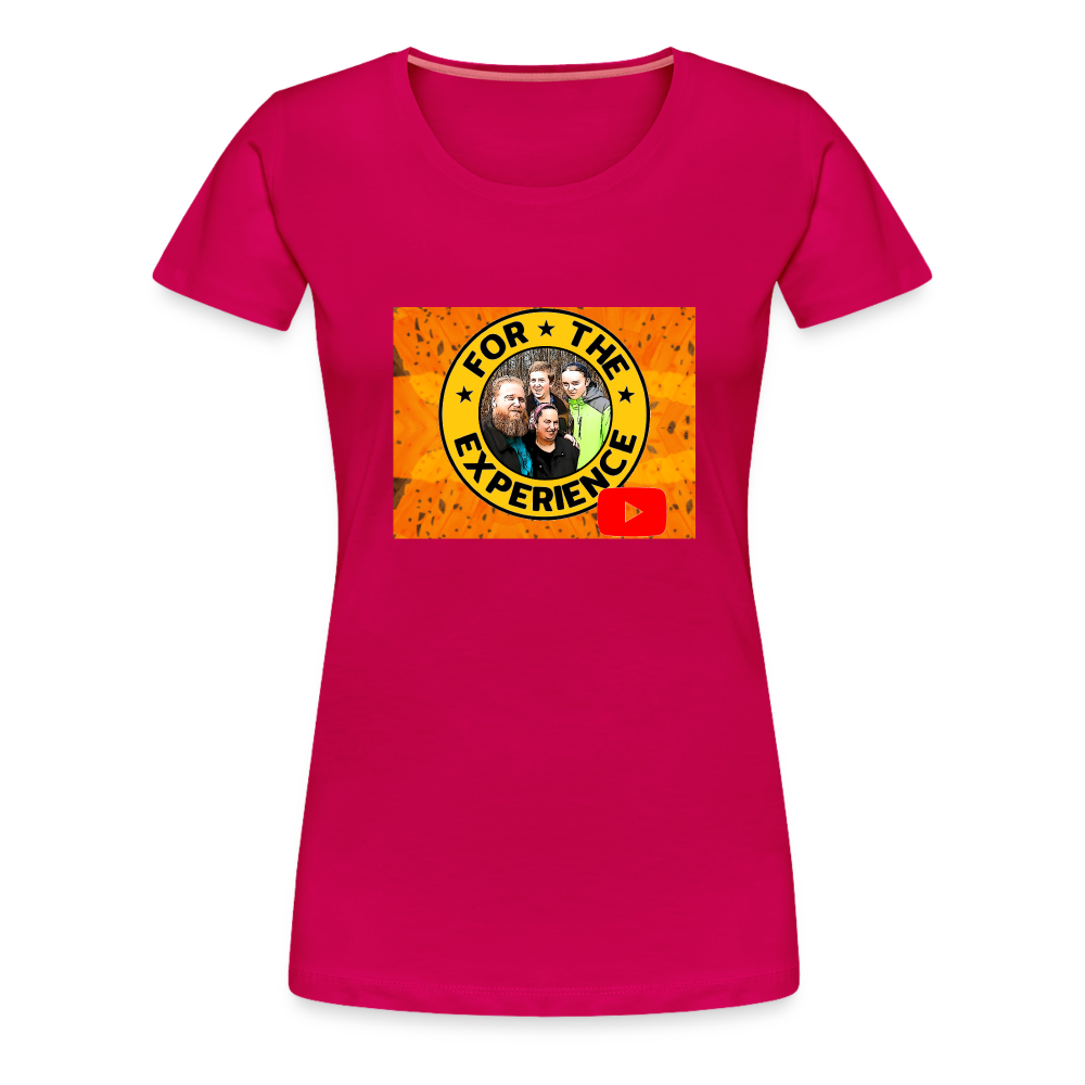 Women’s For The Experience Shirt - dark pink