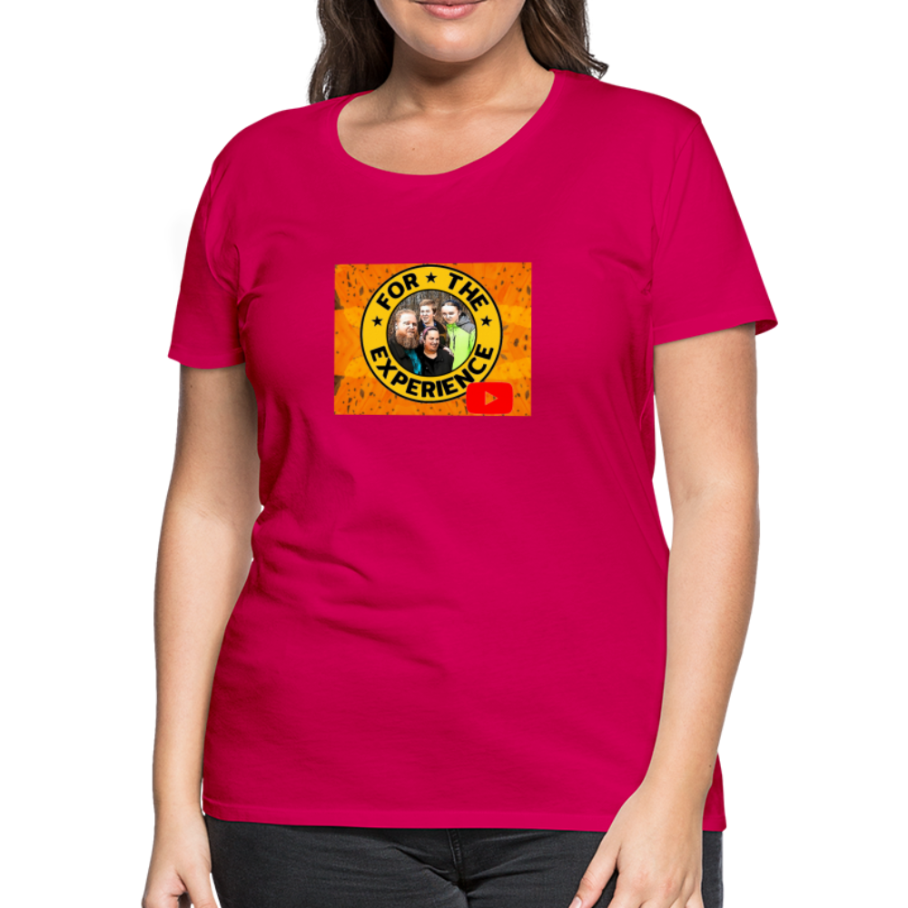 Women’s For The Experience Shirt - dark pink
