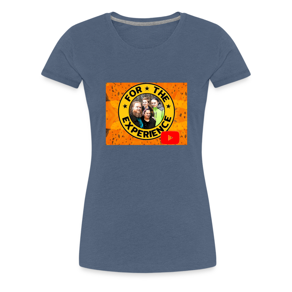 Women’s For The Experience Shirt - heather blue