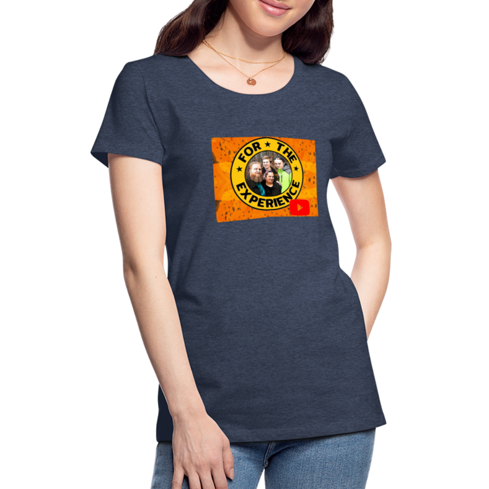 Women’s For The Experience Shirt - heather blue