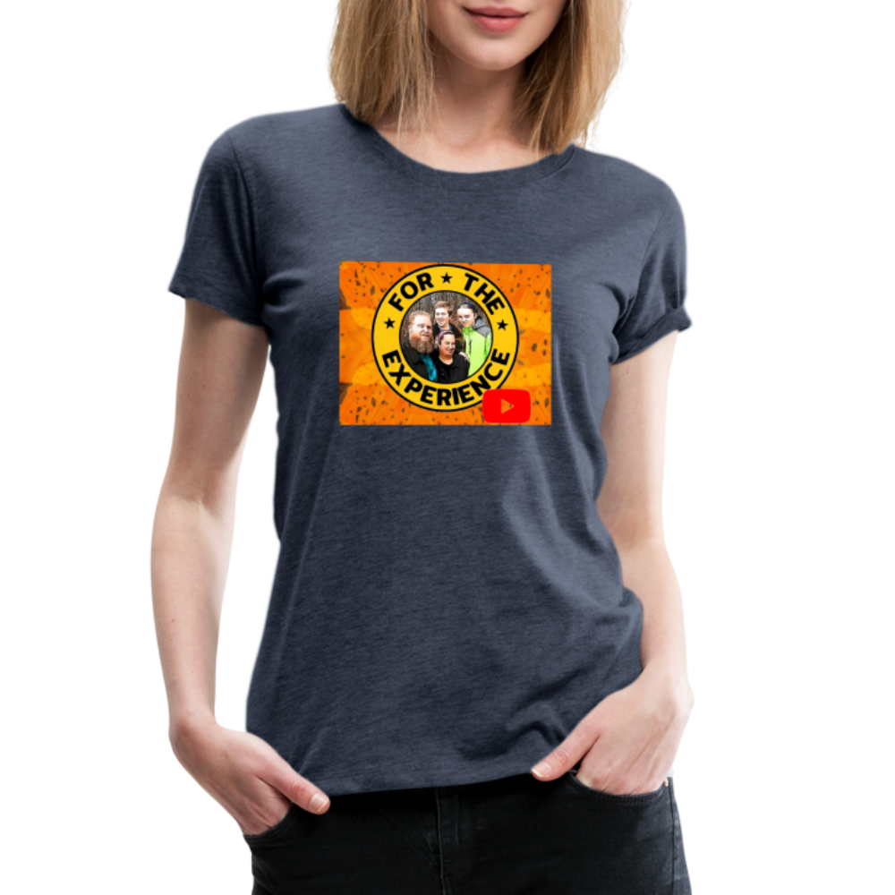 Women’s For The Experience Shirt - heather blue