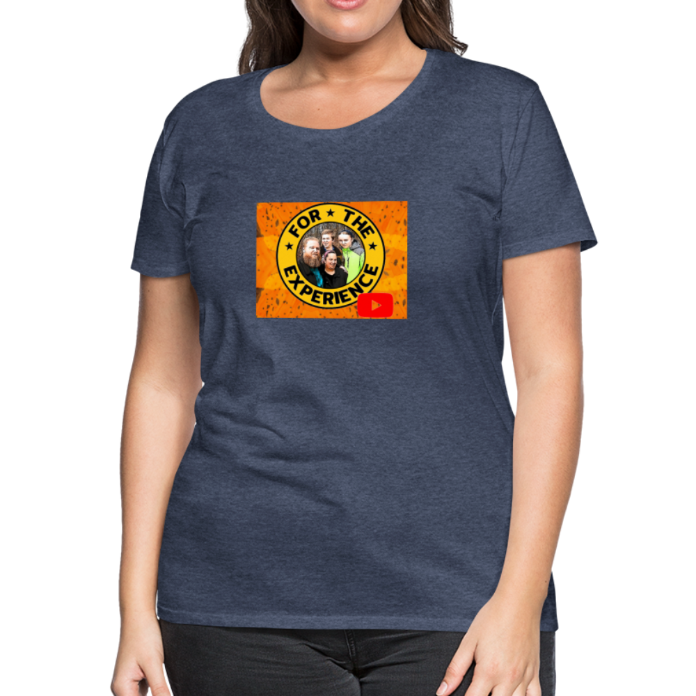 Women’s For The Experience Shirt - heather blue