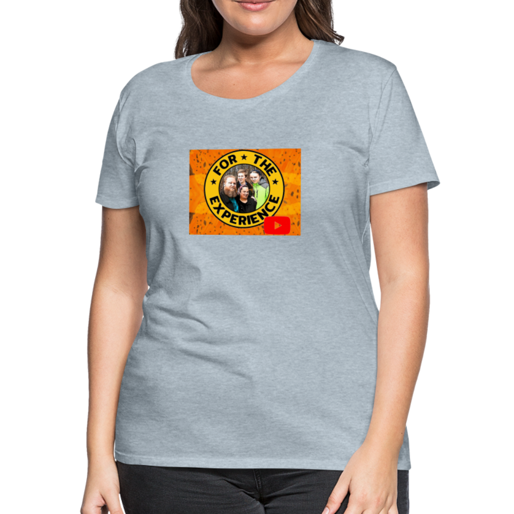 Women’s For The Experience Shirt - heather ice blue