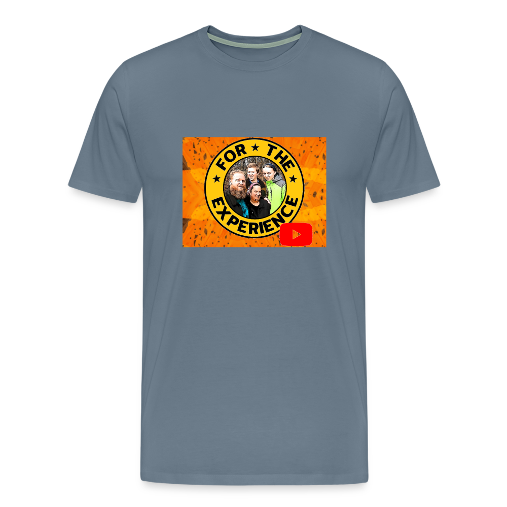 Men's For The Experience Shirt - steel blue