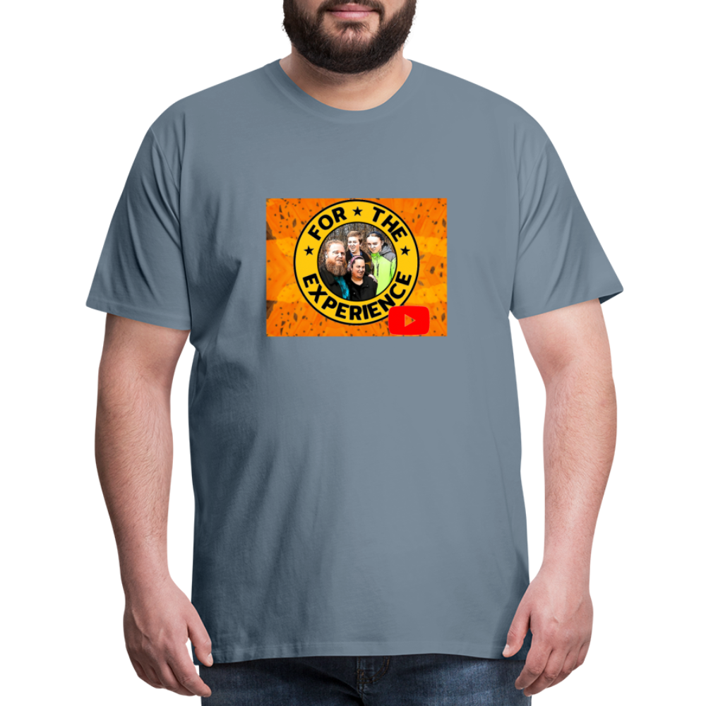 Men's For The Experience Shirt - steel blue