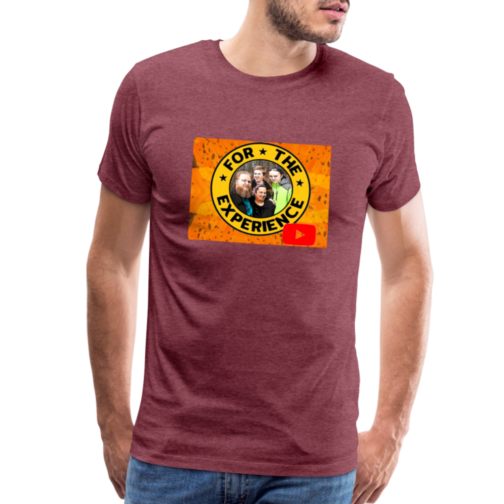 Men's For The Experience Shirt - heather burgundy