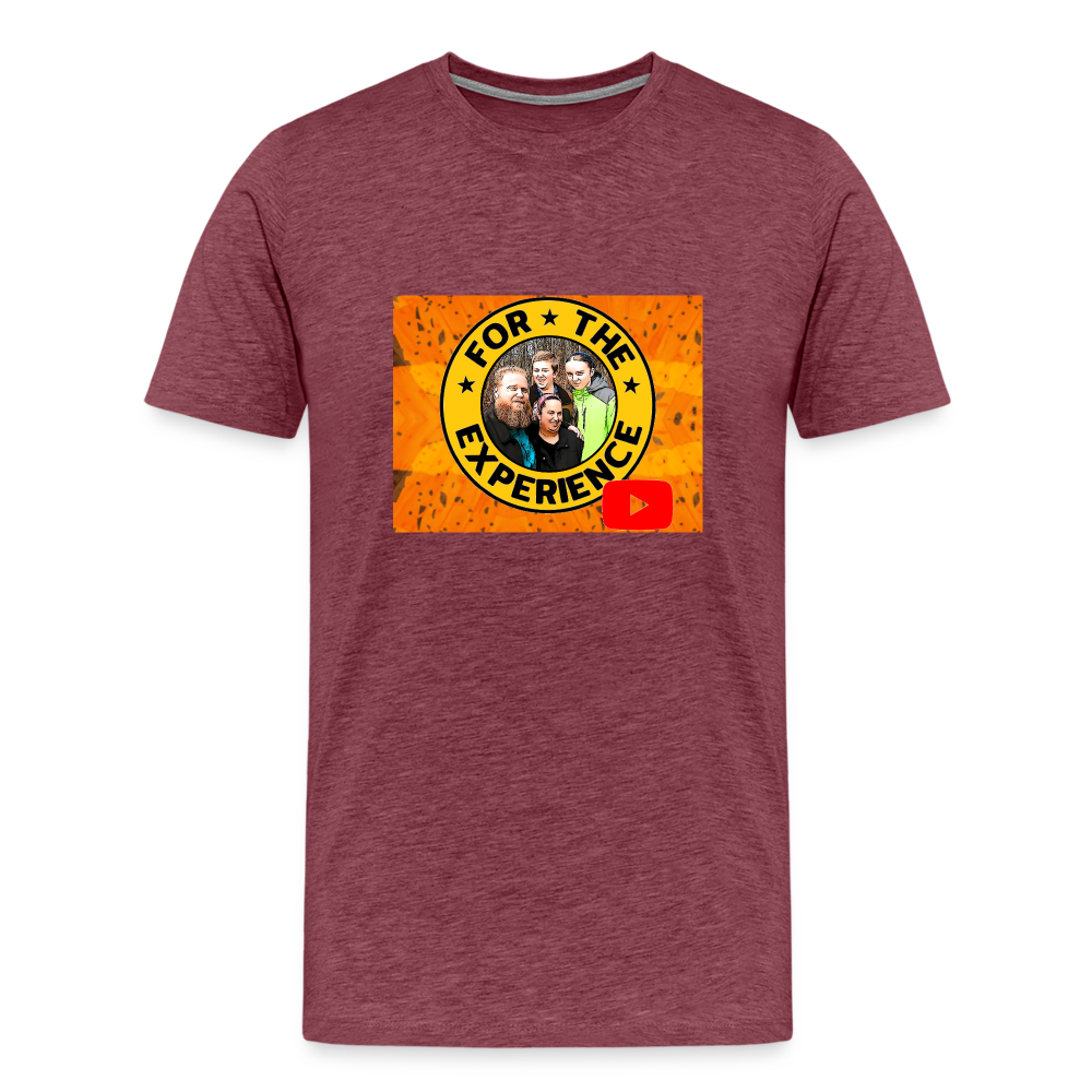 Men's For The Experience Shirt - heather burgundy
