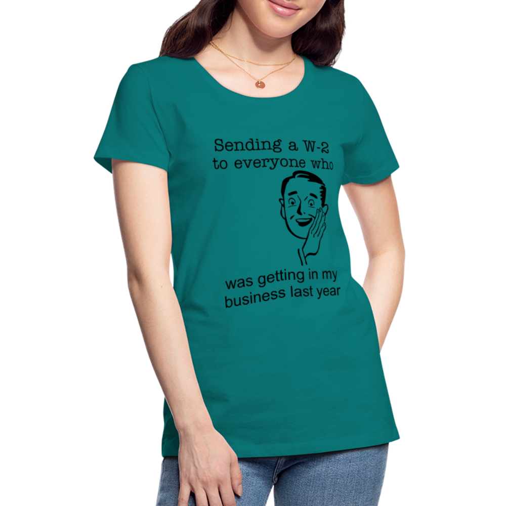 Women’s Sending a W-2 - teal