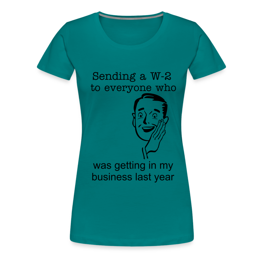 Women’s Sending a W-2 - teal