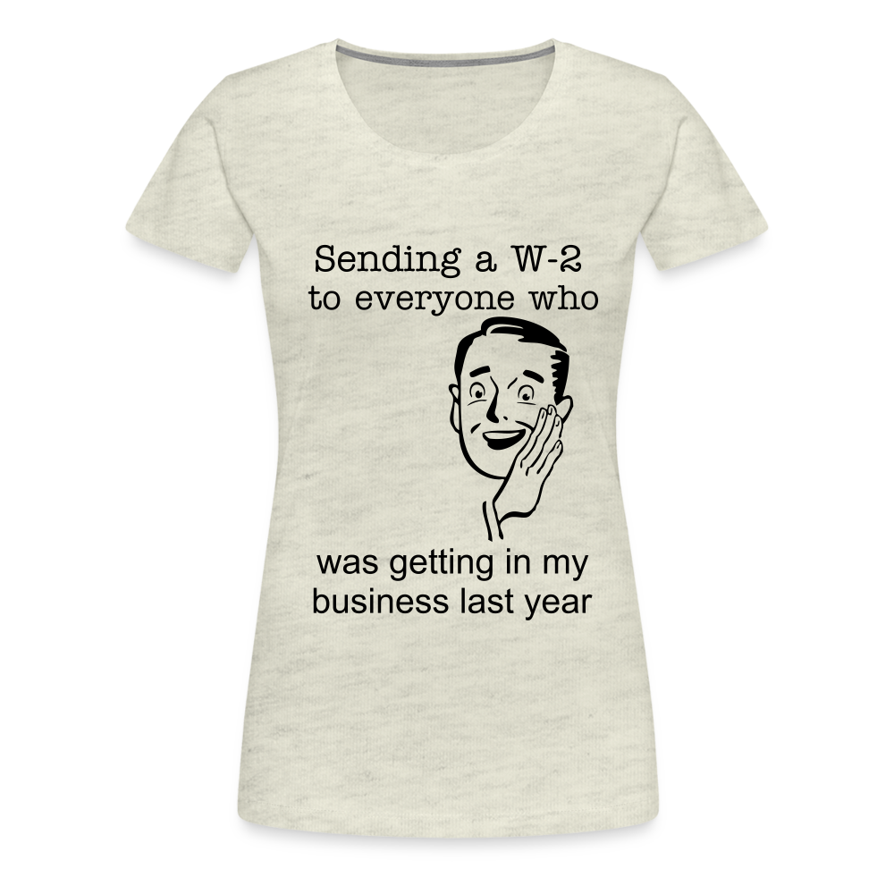 Women’s Sending a W-2 - heather oatmeal