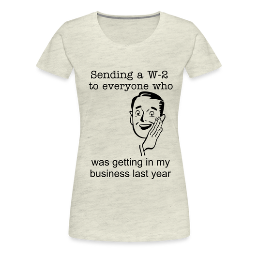 Women’s Sending a W-2 - heather oatmeal