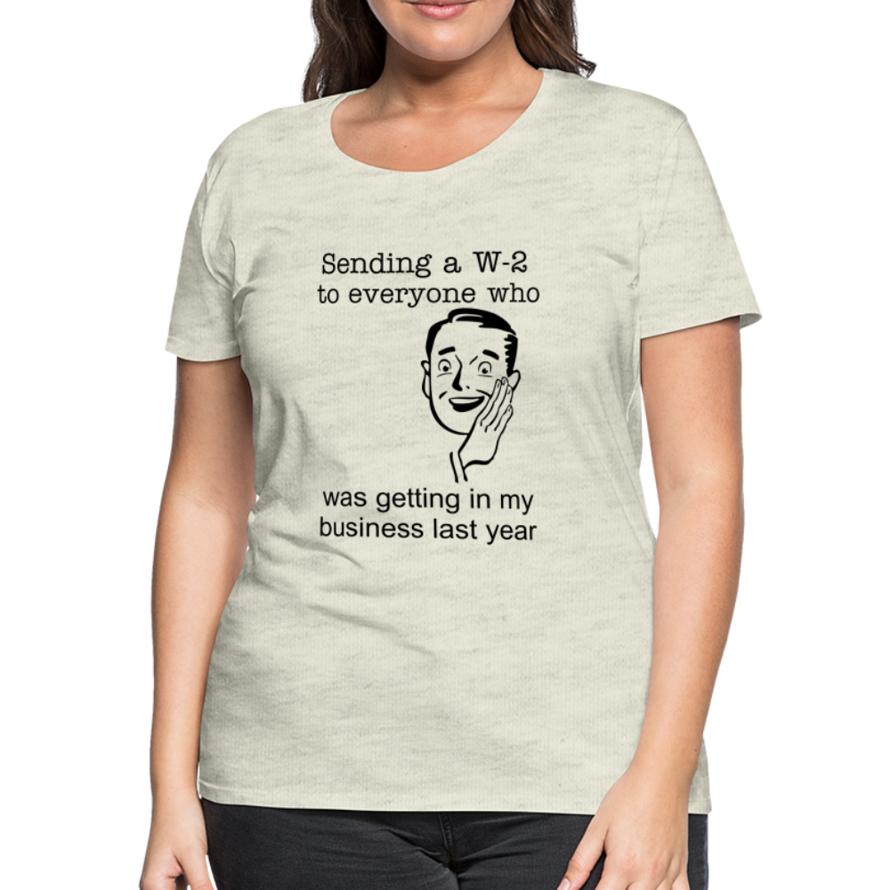 Women’s Sending a W-2 - heather oatmeal