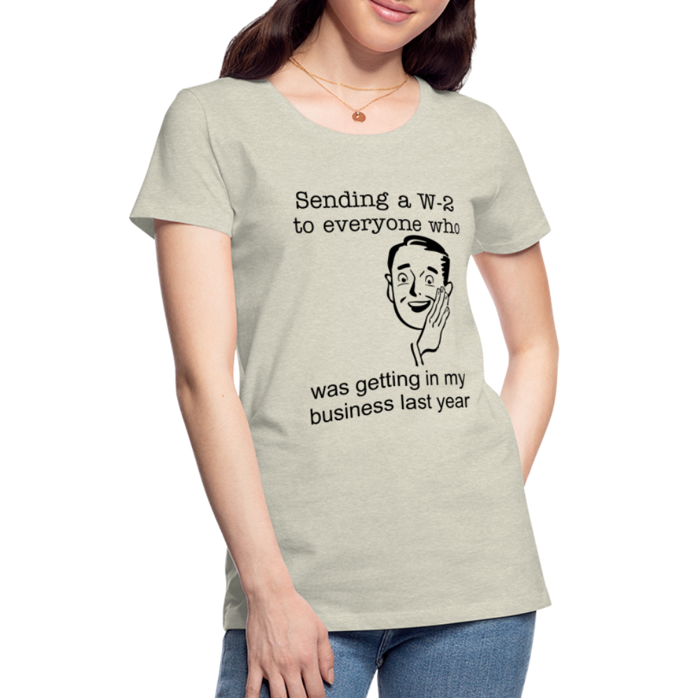 Women’s Sending a W-2 - heather oatmeal