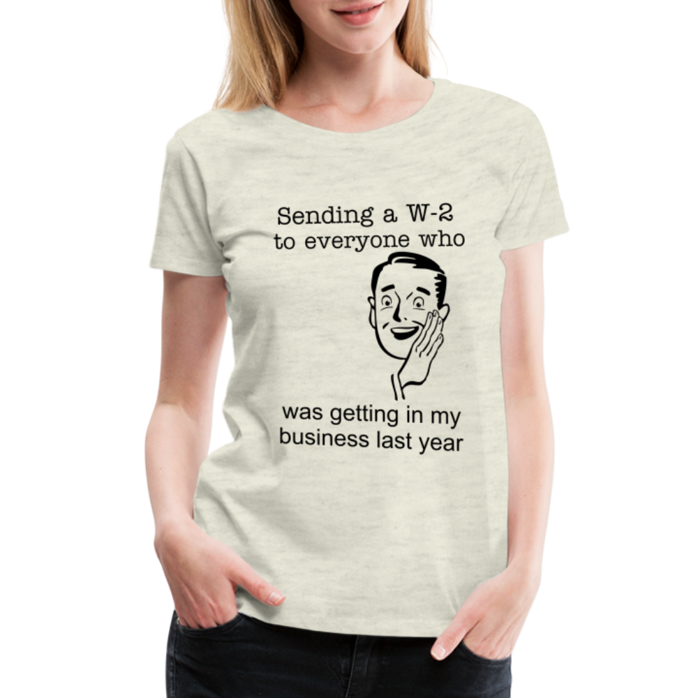 Women’s Sending a W-2 - heather oatmeal