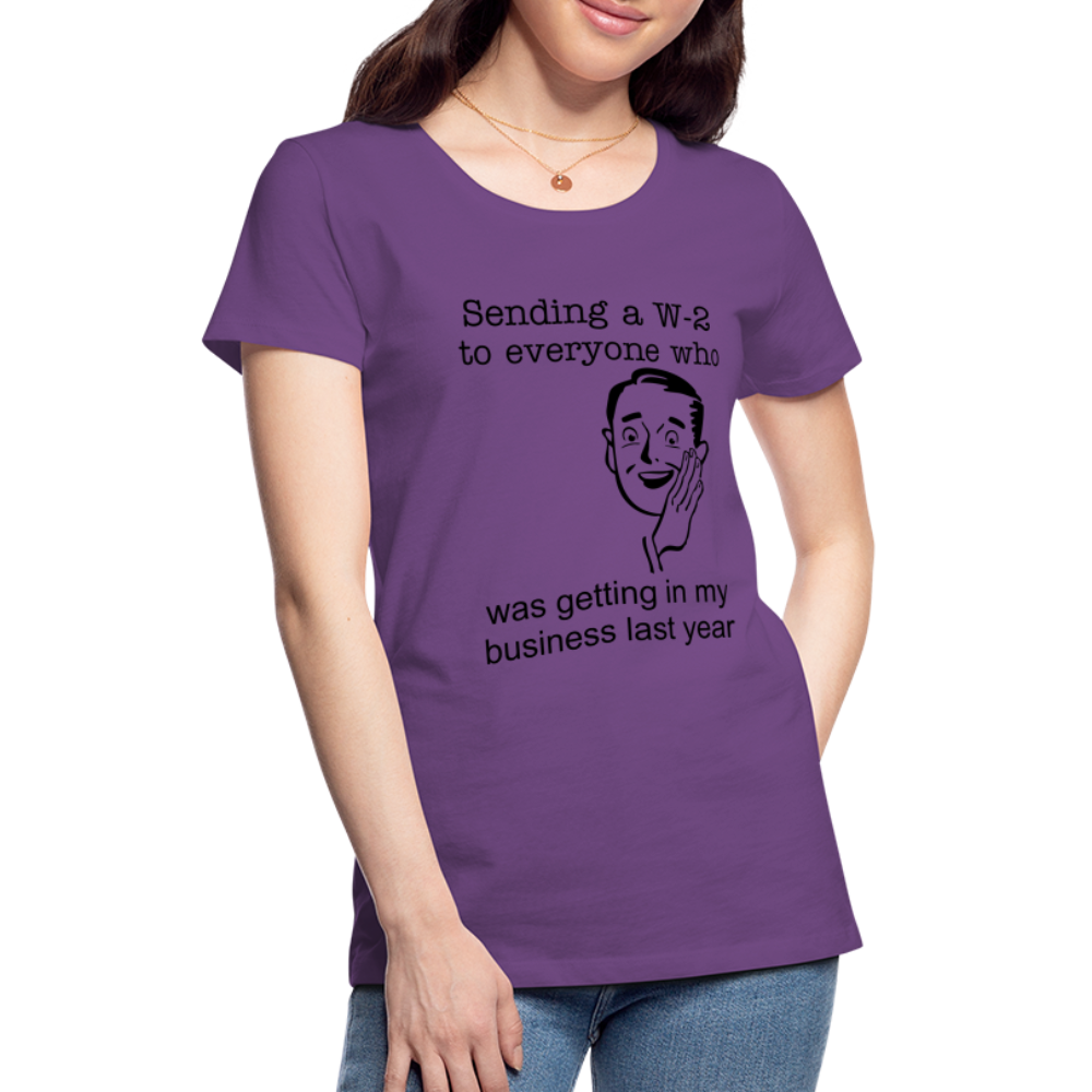 Women’s Sending a W-2 - purple