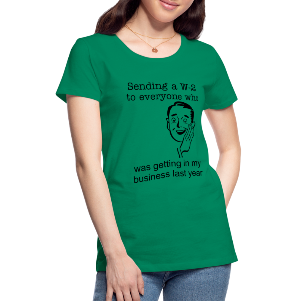 Women’s Sending a W-2 - kelly green