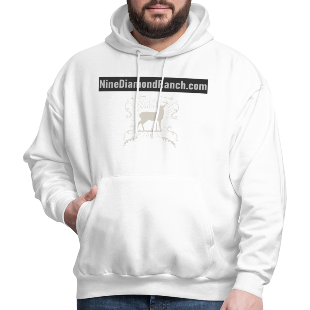 Hoodie Men's NineDiamondRanch com - white