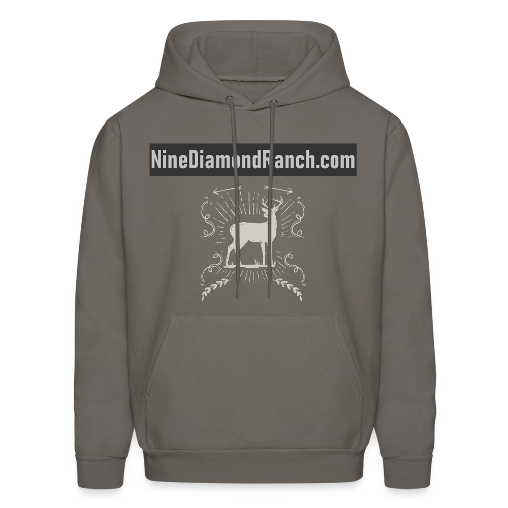 Hoodie Men's NineDiamondRanch com - asphalt gray