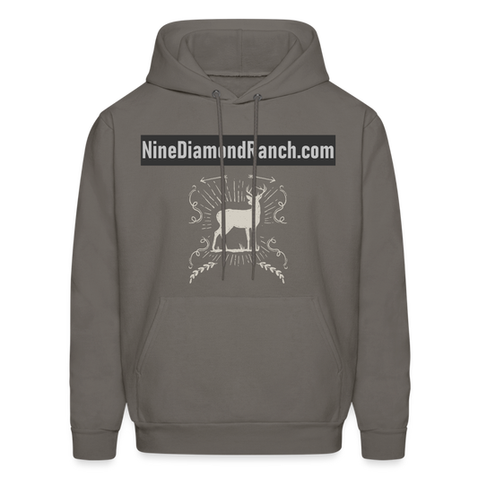 Hoodie Men's NineDiamondRanch com - asphalt gray