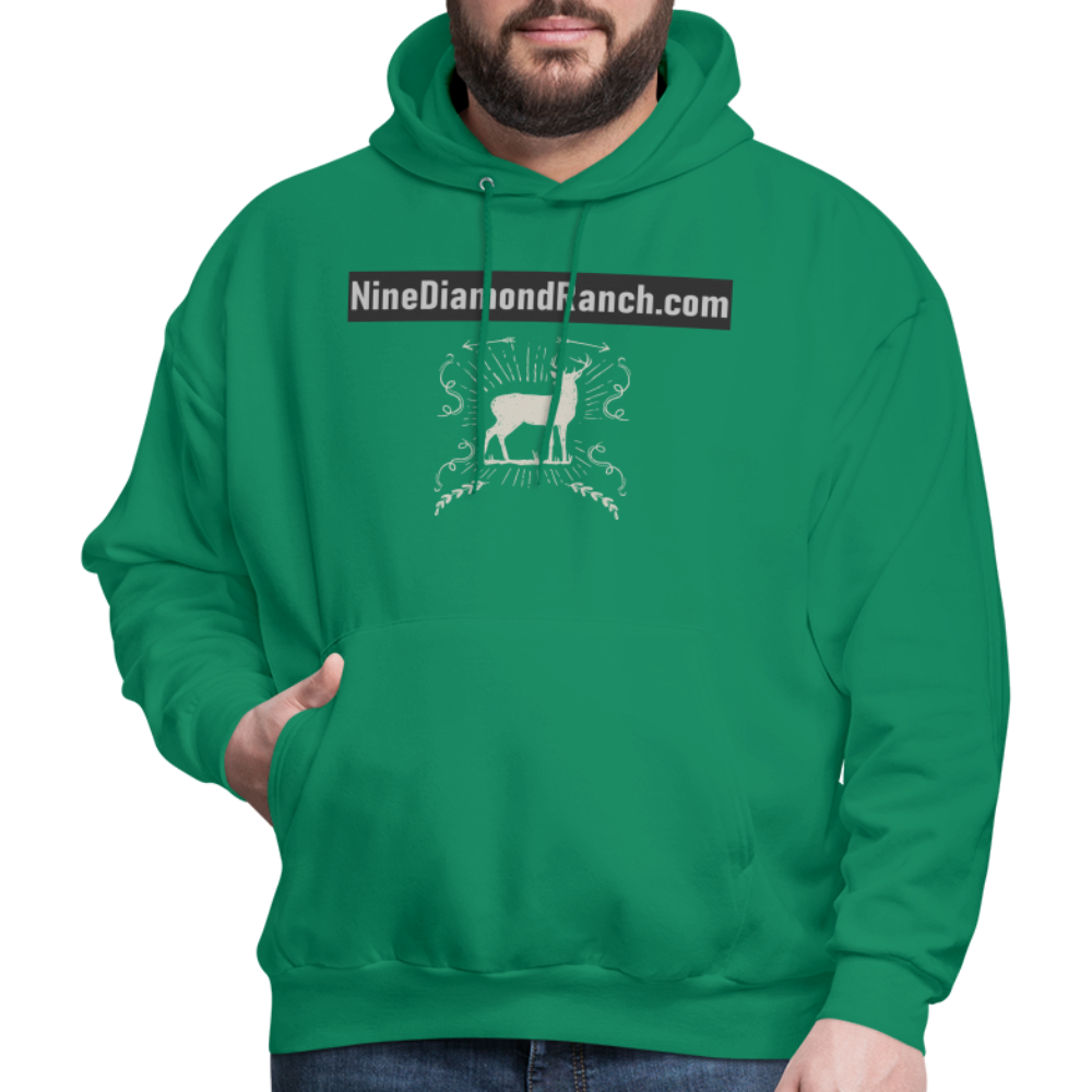 Hoodie Men's NineDiamondRanch com - kelly green
