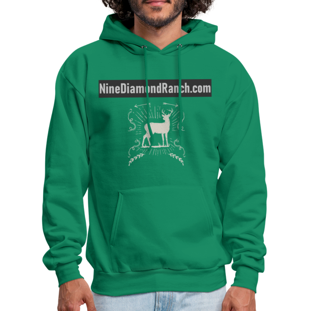 Hoodie Men's NineDiamondRanch com - kelly green