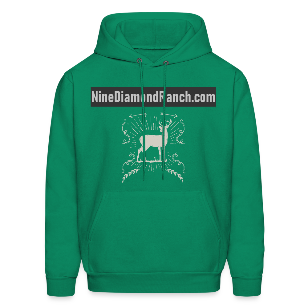 Hoodie Men's NineDiamondRanch com - kelly green