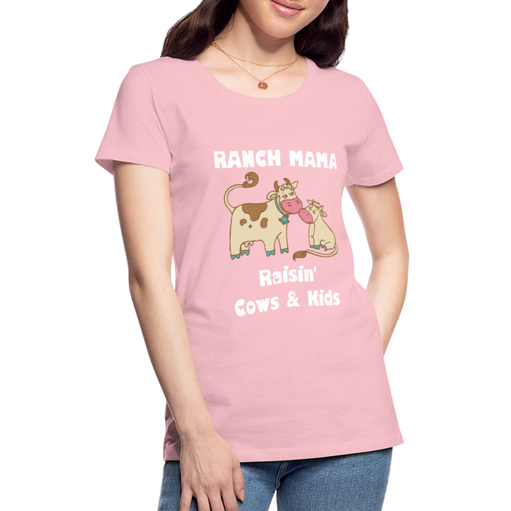 Women’s Ranch Mama Raisin' Cows & Kids - pink