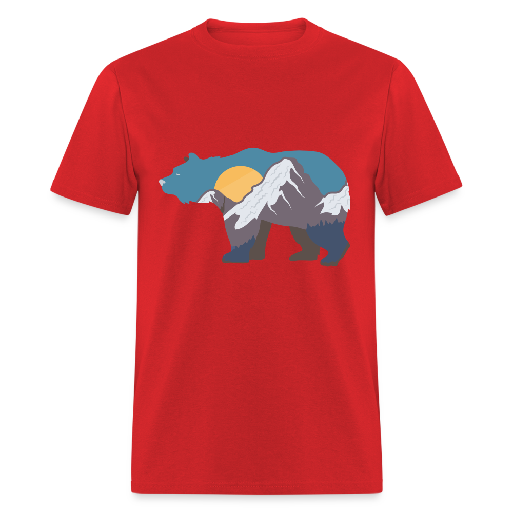 U- Bear Mountains Classic T-Shirt - red