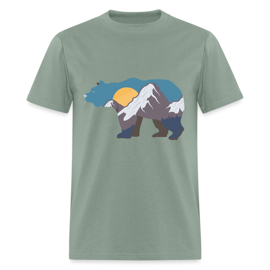 U- Bear Mountains Classic T-Shirt - sage