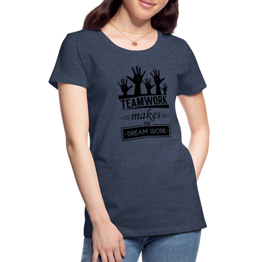 Women’s Team Work - heather blue