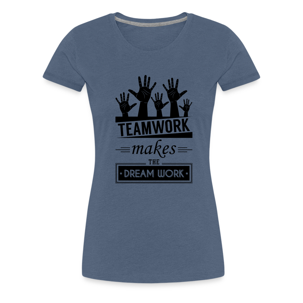Women’s Team Work - heather blue