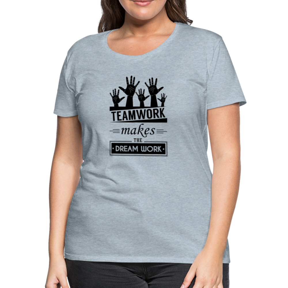 Women’s Team Work - heather ice blue