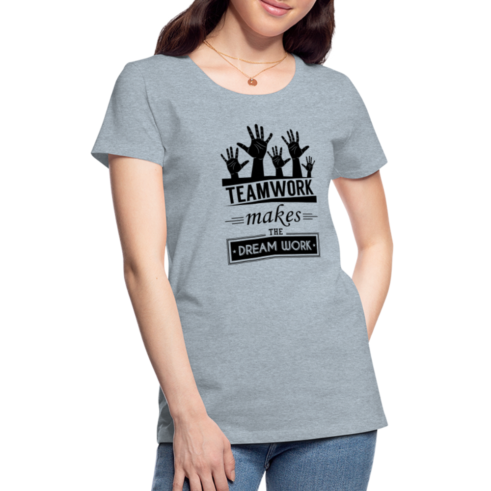 Women’s Team Work - heather ice blue