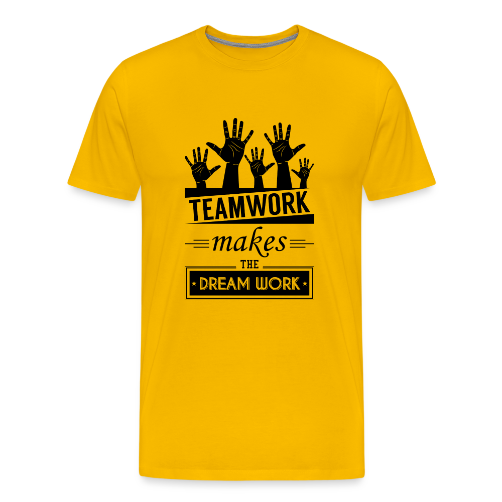 Men's Team Work - sun yellow