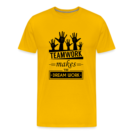 Men's Team Work - sun yellow