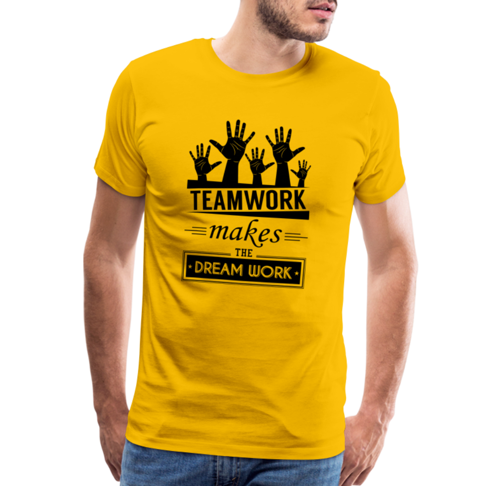 Men's Team Work - sun yellow