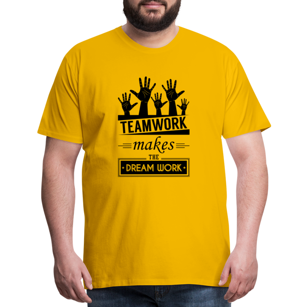 Men's Team Work - sun yellow