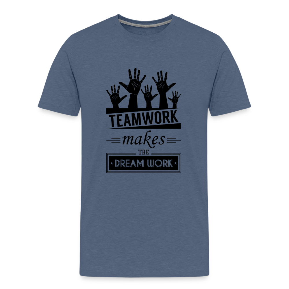 Men's Team Work - heather blue