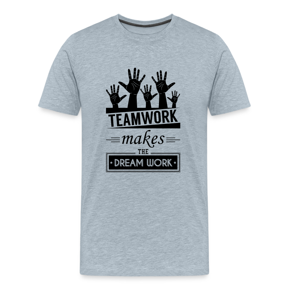 Men's Team Work - heather ice blue