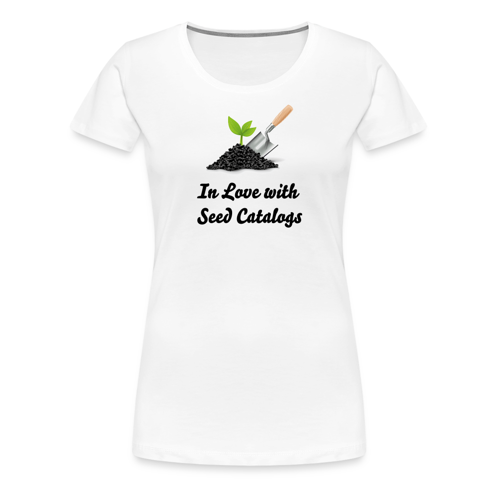 Women’s Seed Catalog Premium T-Shirt - white