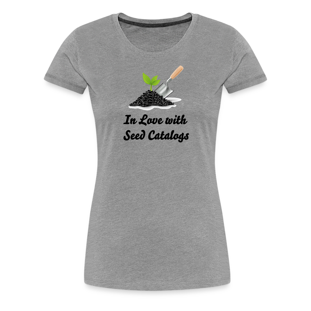Women’s Seed Catalog Premium T-Shirt - heather gray